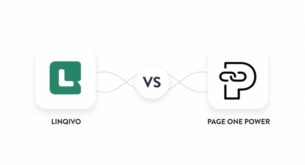 Linqivo vs Page One Power link building comparison