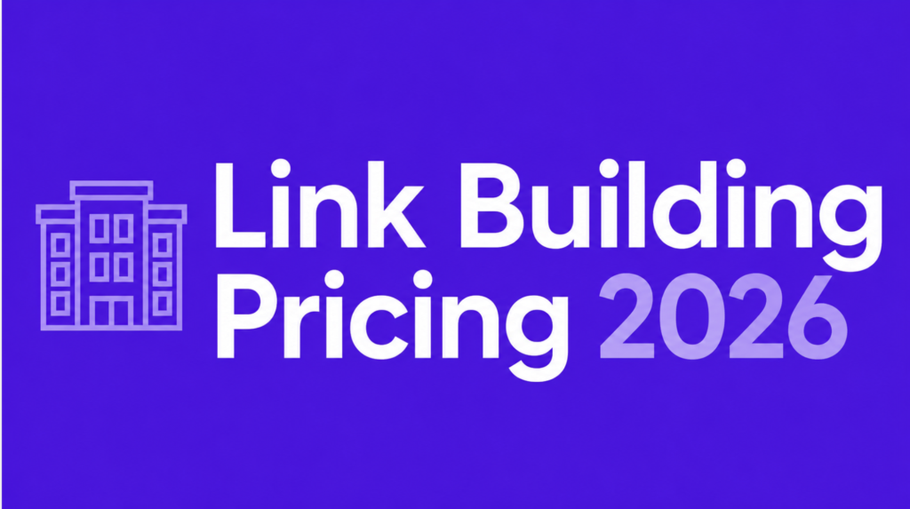 Link Building Pricing 2026