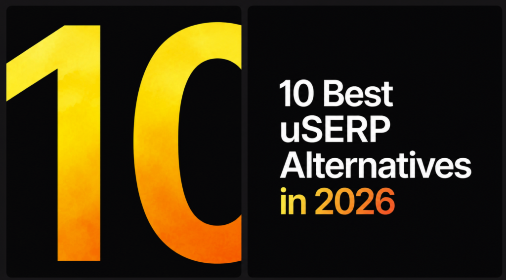 10 best uSERP alternatives in 2026 compared by pricing and services